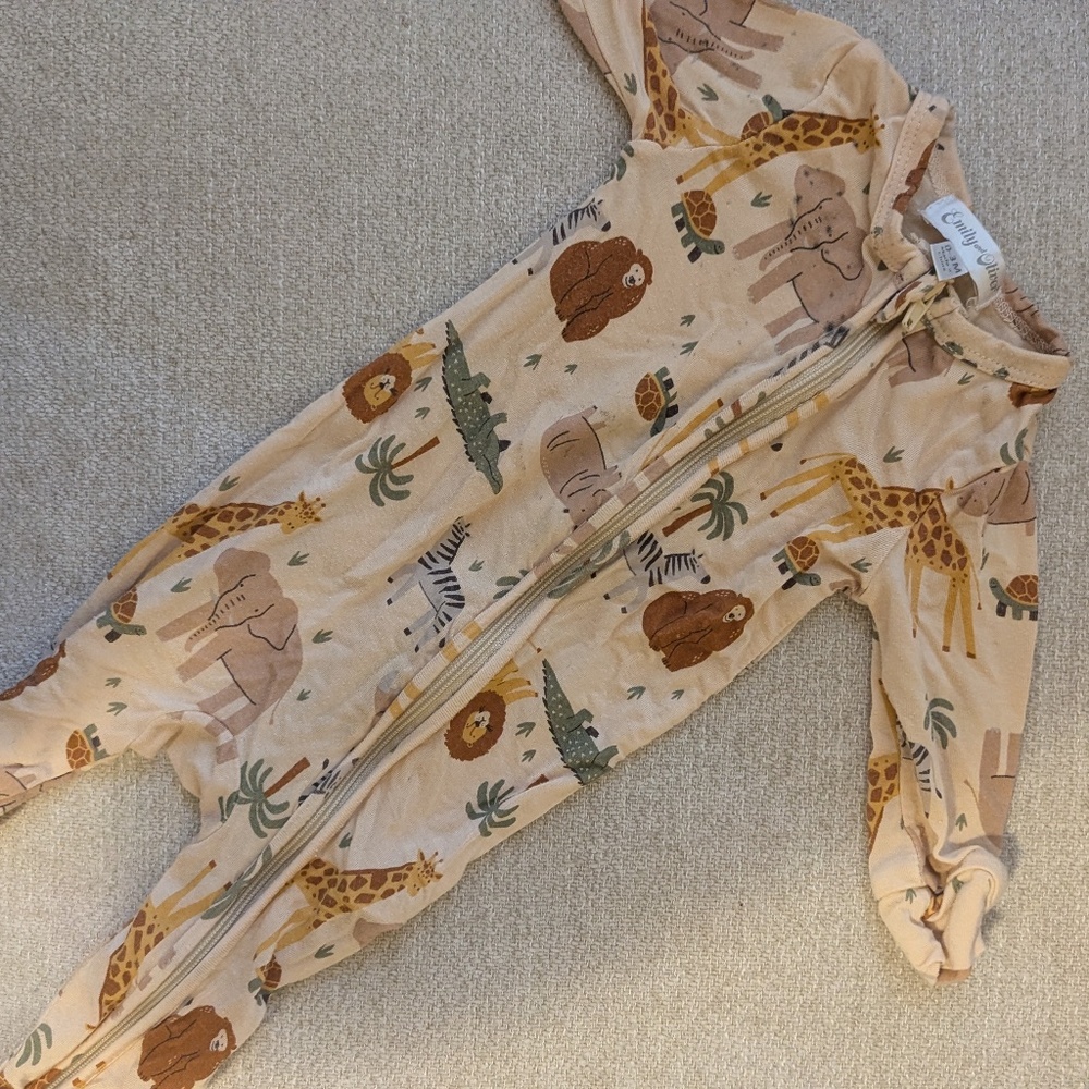 Emily&Oliver Footie 0-3 months